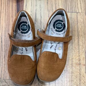 Livie & Luca Tan Dress Shoes for Kids